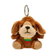 Puppy Keychain with Lithuanian flag heart